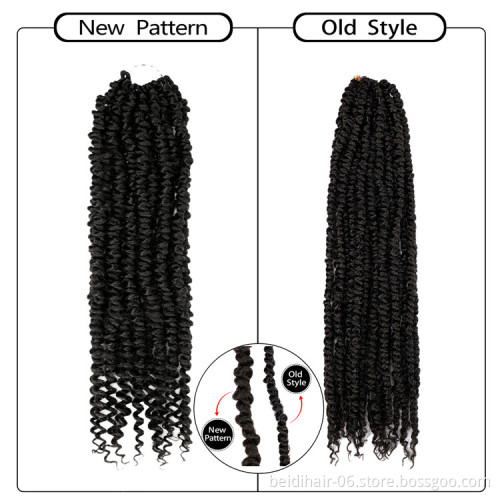 New Style Pre Loop Passion Twist Crochet Braids Hair Extension Braiding Hair 18inch